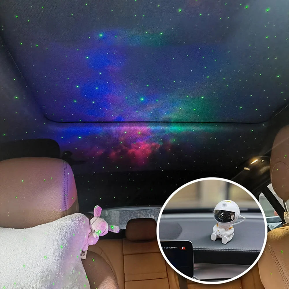 Astronaut Galaxy Stars Projector Night Light LED Spaceman Starry Sky Nightlights