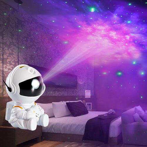 Astronaut Galaxy Stars Projector Night Light LED Spaceman Starry Sky Nightlights