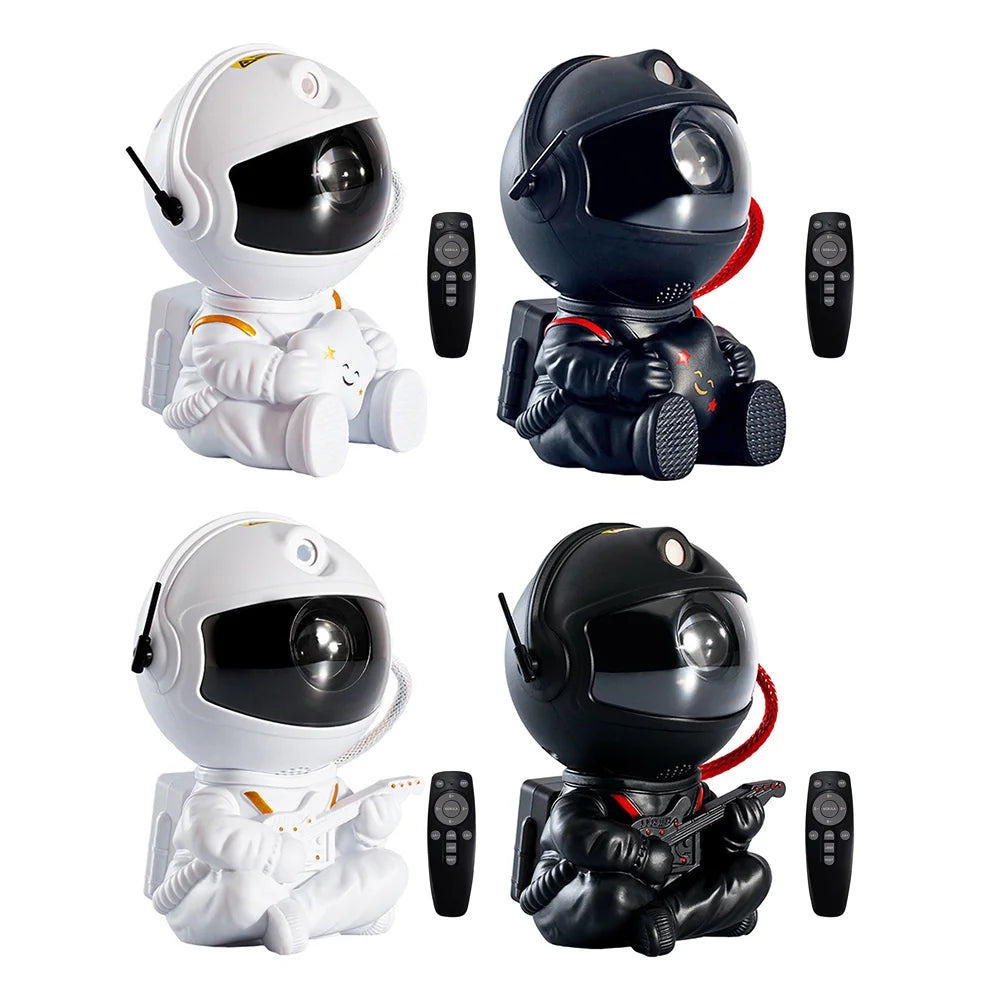 Astronaut Galaxy Stars Projector Night Light LED Spaceman Starry Sky Nightlights