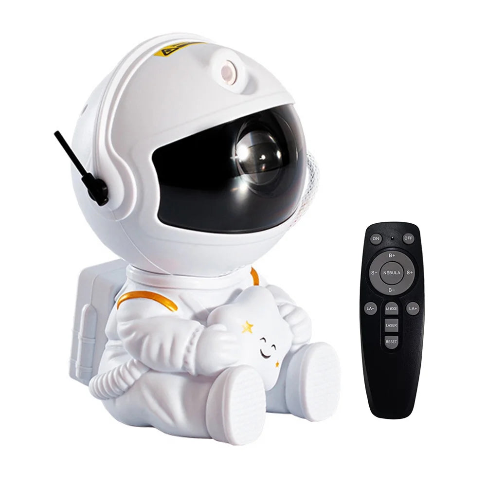 Astronaut Galaxy Stars Projector Night Light LED Spaceman Starry Sky Nightlights