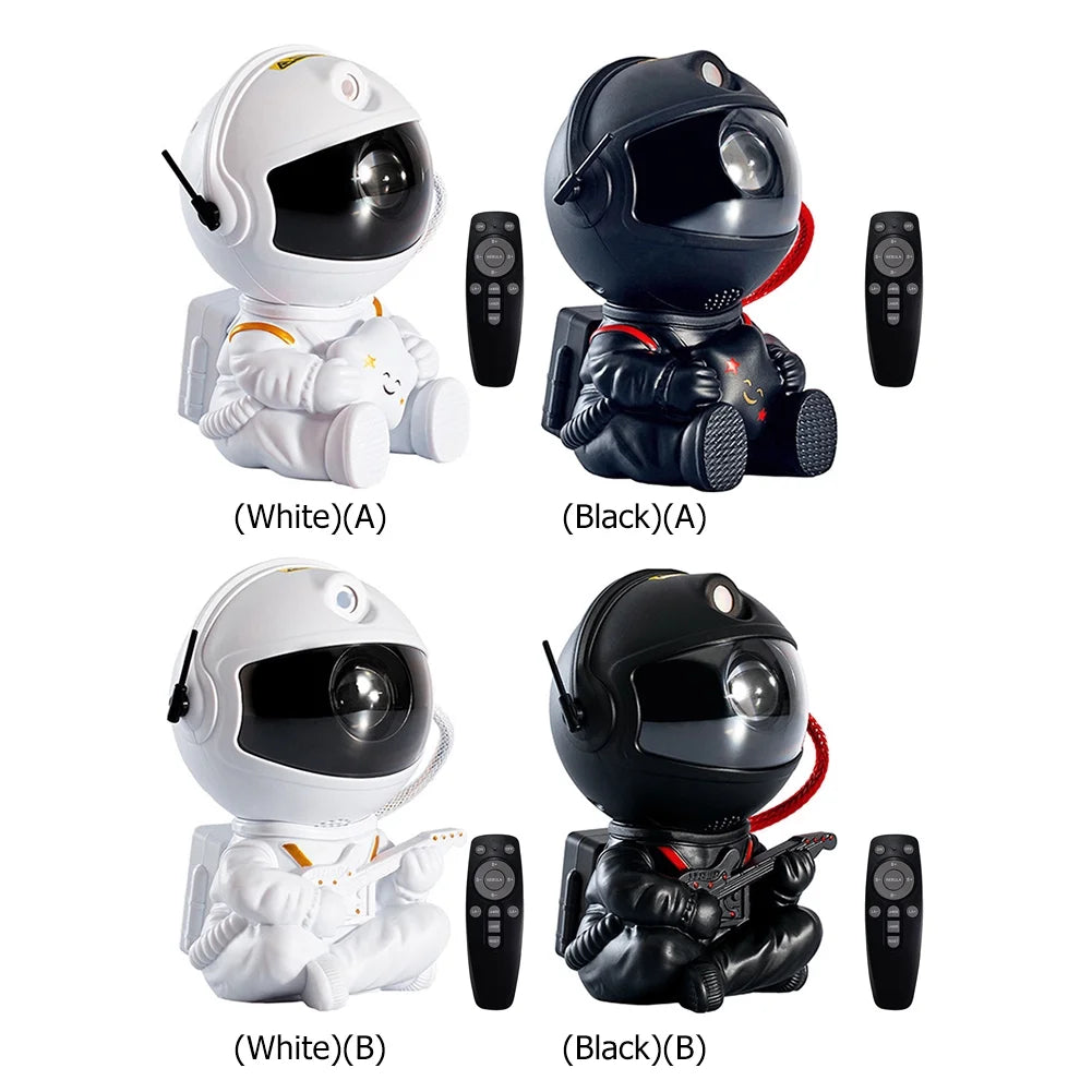 Astronaut Galaxy Stars Projector Night Light LED Spaceman Starry Sky Nightlights